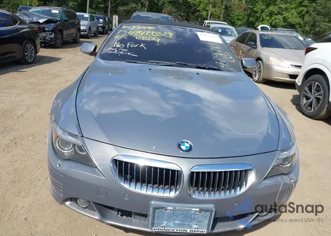 2007 BMW 650I z USA, uszkodzony, nr VIN WBAEK13587CN82481